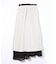PLAID SHEER TIERED SKIRT
