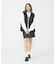 FAUX LEATHER HEART POCKET SKIRT