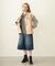 DEFORMED COLLAR DUCK VEST