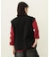 DEFORMED COLLAR DUCK VEST