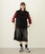 DEFORMED COLLAR DUCK VEST