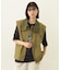 DEFORMED COLLAR DUCK VEST