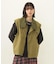 DEFORMED COLLAR DUCK VEST