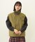 DEFORMED COLLAR DUCK VEST