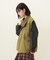 DEFORMED COLLAR DUCK VEST