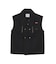 DEFORMED COLLAR DUCK VEST