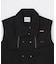 DEFORMED COLLAR DUCK VEST