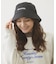 STENCIL LOGO BUCKET HAT