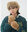 FAUX FUR FLIGHT HAT