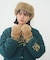 FAUX FUR FLIGHT HAT