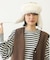 FAUX FUR FLIGHT HAT