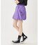 DRAWSTRING MINI SKIRT
