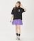 DRAWSTRING MINI SKIRT