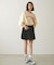 DRAWSTRING MINI SKIRT