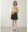 DRAWSTRING MINI SKIRT