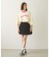 DRAWSTRING MINI SKIRT