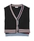 STRIPED KNIT VEST