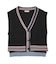 STRIPED KNIT VEST
