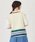 STRIPED KNIT VEST