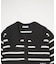 STRIPED KNIT CARDIGAN