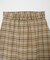PLAID PLEATED HEM SKIRT