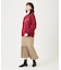 PLAID PLEATED HEM SKIRT