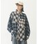 PLAID PATCHWORK SHIRT