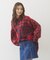 PLAID PATCHWORK SHIRT