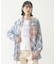 PLAID PATCHWORK SHIRT
