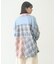 PLAID PATCHWORK SHIRT