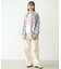 PLAID PATCHWORK SHIRT