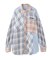 PLAID PATCHWORK SHIRT