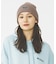 RUBBER PATCH KNIT CAP