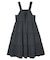 LACE-UP GATHERED DRESS