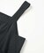 LACE-UP GATHERED DRESS