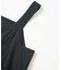 LACE-UP GATHERED DRESS