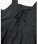 LACE-UP GATHERED DRESS