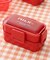 LOGO TOW TIERED LUNCH BOX RED