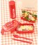 LOGO TOW TIERED LUNCH BOX RED