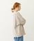 STRIPED FLOWER WAFFLE L/S TOP