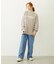 STRIPED FLOWER WAFFLE L/S TOP