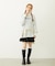 STRIPED FLOWER WAFFLE L/S TOP