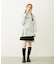 STRIPED FLOWER WAFFLE L/S TOP