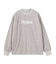 STRIPED FLOWER WAFFLE L/S TOP