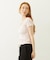 HENLEY NECK S/S TOP