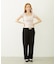 HENLEY NECK S/S TOP