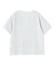 STRIPED FLOWER WAFFLE S/S TOP