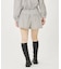 STRIPED GATHERED SHORTS