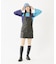 FAUX LEATHER MINI JUMPER SKIRT
