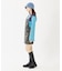 FAUX LEATHER MINI JUMPER SKIRT